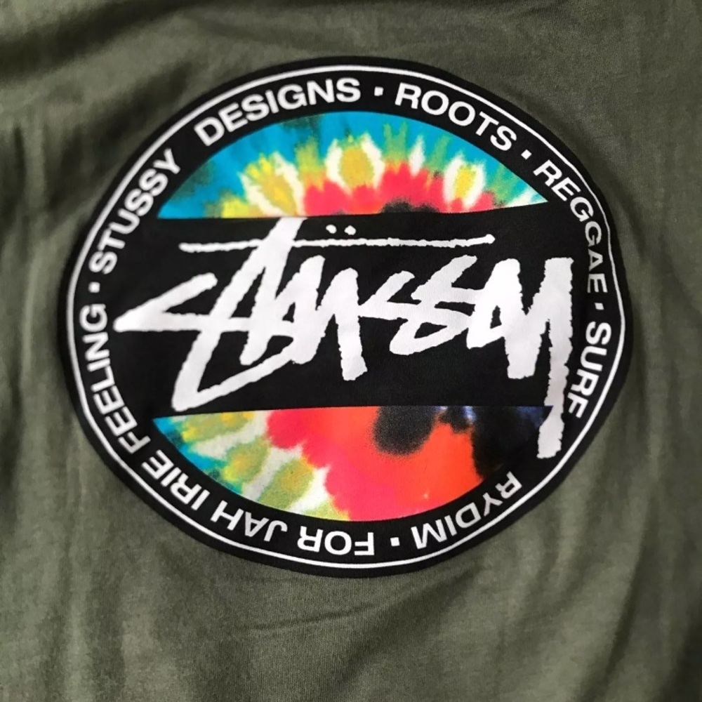 Stussy olive t shirts